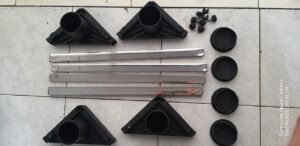 Chân đỡ tủ lạnh-máy giặt inox - Hình ảnh 10