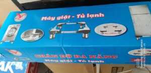 Chân đỡ tủ lạnh-máy giặt inox - Hình ảnh 9