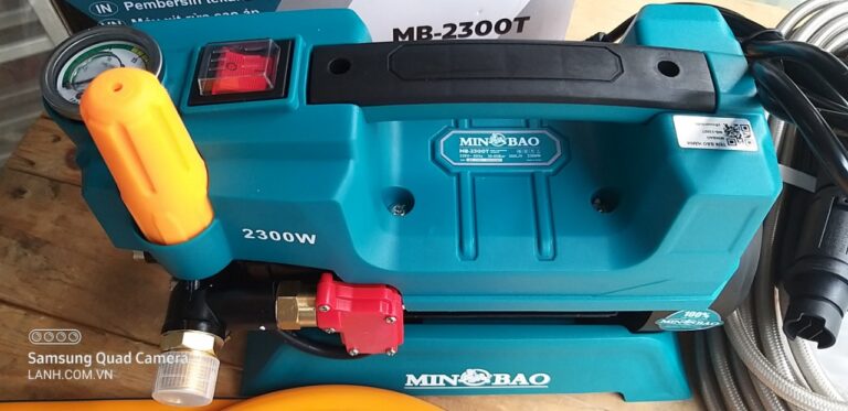 Máy xịt rửa (chỉnh áp) hiệu MINBAO MB-2300T công suất 2300W