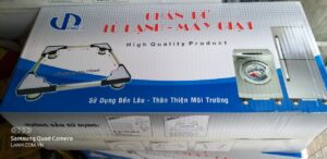 Chân đỡ tủ lạnh-máy giặt inox - Hình ảnh 12