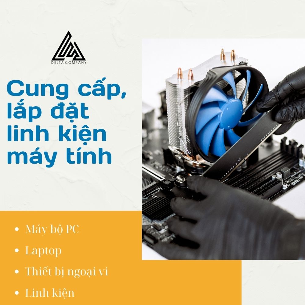 Cung cấp, lắp đặt linh kiện máy tính